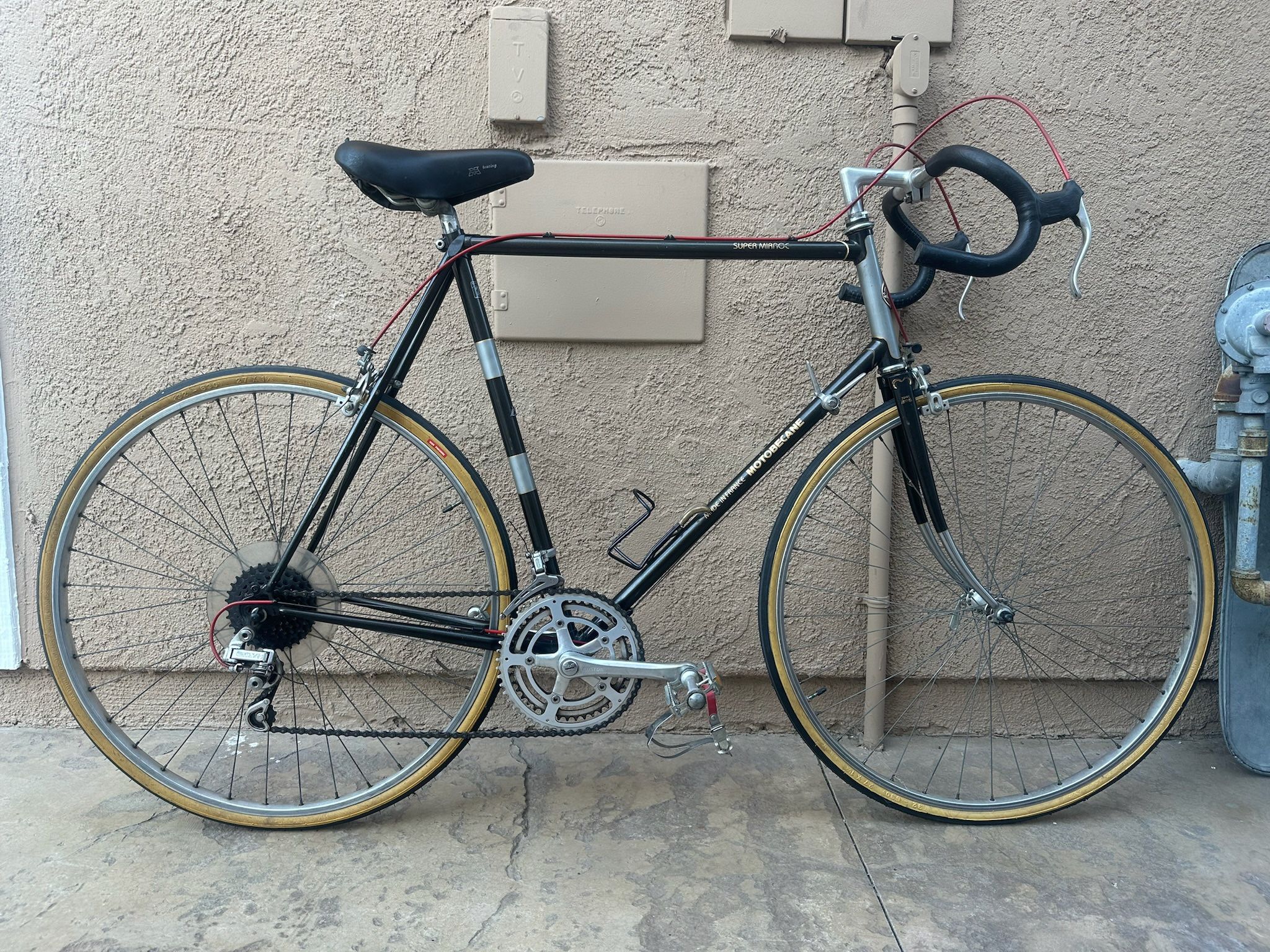 Motobecane Super Mirage Pro Road Racing Touring Bike Suntour Shimano Weinmann Alloy Rims Super Lightweight Ready To Ride