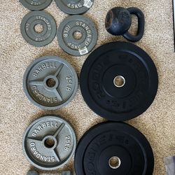 Olympic Bar And Weights 