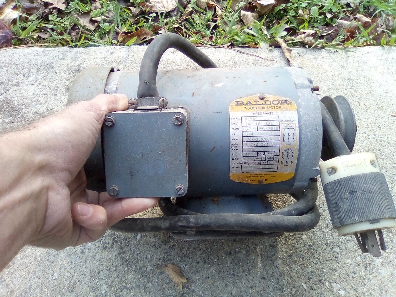 😁Baldie electric motor ( 3- phase )