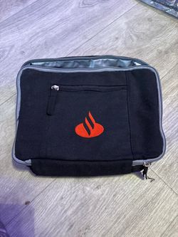 Santander corporate promotional insulated lunch bag / cooler box.