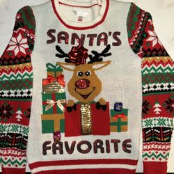Reindeer Women’s Christmas Sweater