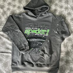 Gray Sp5der Hoodie