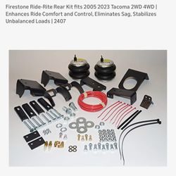 Firestone Ride-Rite Rear Kit 2005 2023 Tacoma 2WD 4WD