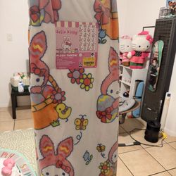 Hello Kitty Easter blanket
