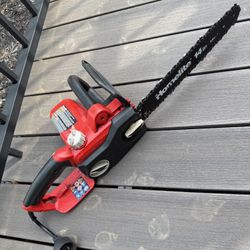 HomeLite 14” Electric Chain Saw in good shape!  