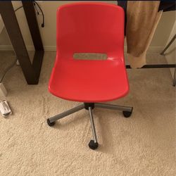 Red SNILLE IKEA Chair