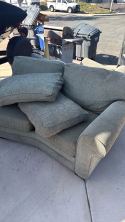 Free sectional sofa in good condition and next gen bbq