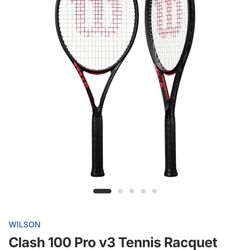 Wilson Clash 100 Pro V3 Tennis Racket