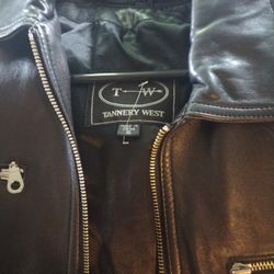 Woman's New Tannery West Real Leather Jacket