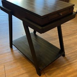 Wood End Table