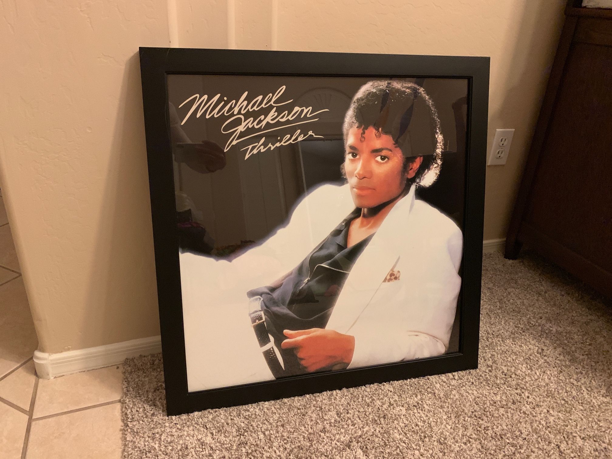 Michael Jackson Framed Thriller Print Artwork
