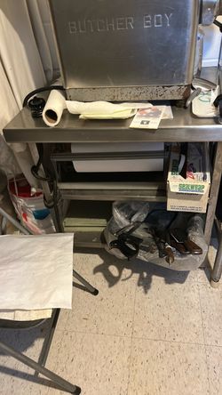 Butcher Work Station Table
