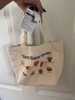 Rare Japanese Disney Resort Mini Tote Desserts NWT
