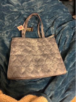 Medium size jean bag with hearts