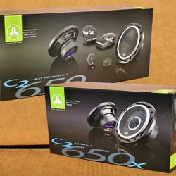 🚨 No Credit Needed 🚨 JL Audio Evolution C2 Series Car Speakers 6.5" 2-Way Coaxial & 6 1/2" Component Package 🚨 Payment Options Available 🚨 
