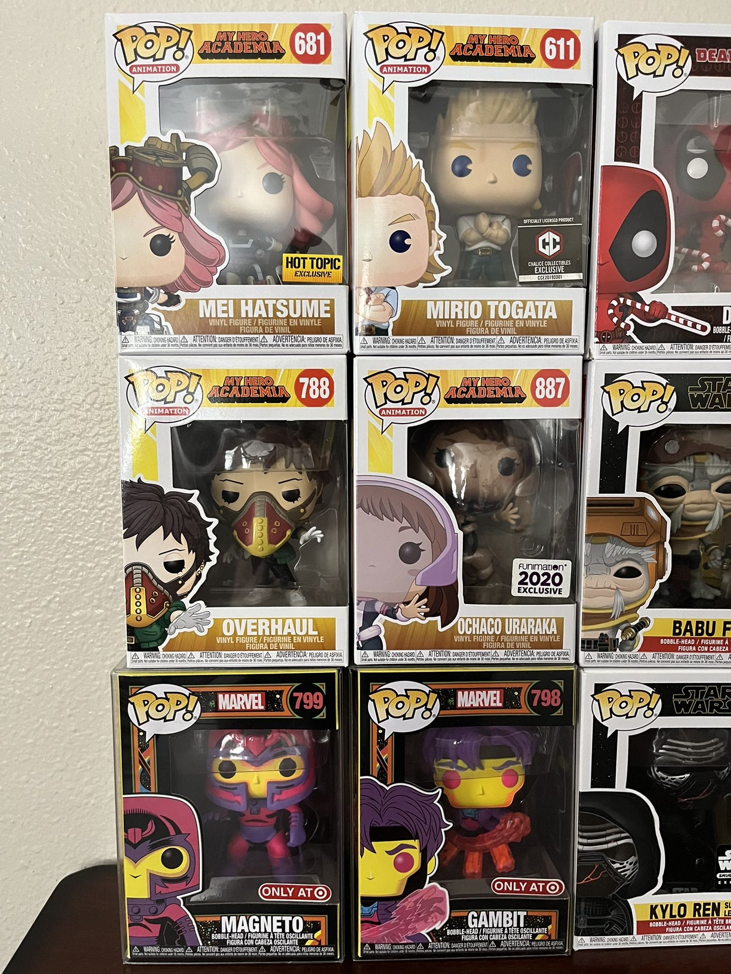 Funko Pop Different Types