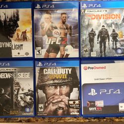 PS4 Game Assortment