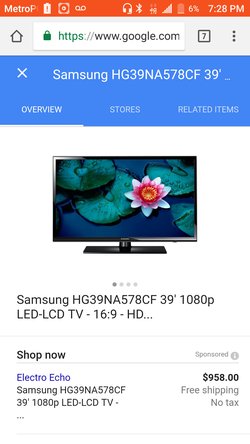 Samsung HG39NA578CF 39' 1080p LED-LCD TV - 16:9 - HDTV 1080p