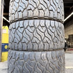 3 Used 31x12.50/24 VEMON POWER TERRAIN HUNTER RT TIRES 