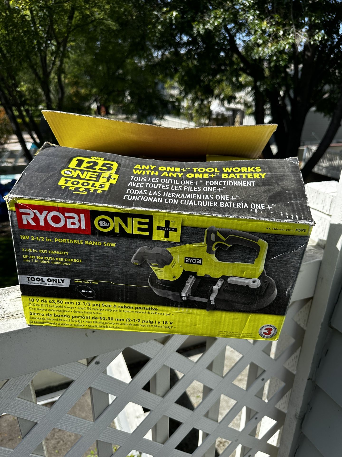 Brand New Ryobi Band Saw - No Battery