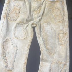 Watson Stacked Flare Denim Jeans Size 34