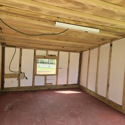 Unfinished Tear Drop Camper