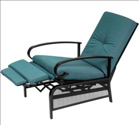 OUTDOOR RECLINER METAL CHAIR