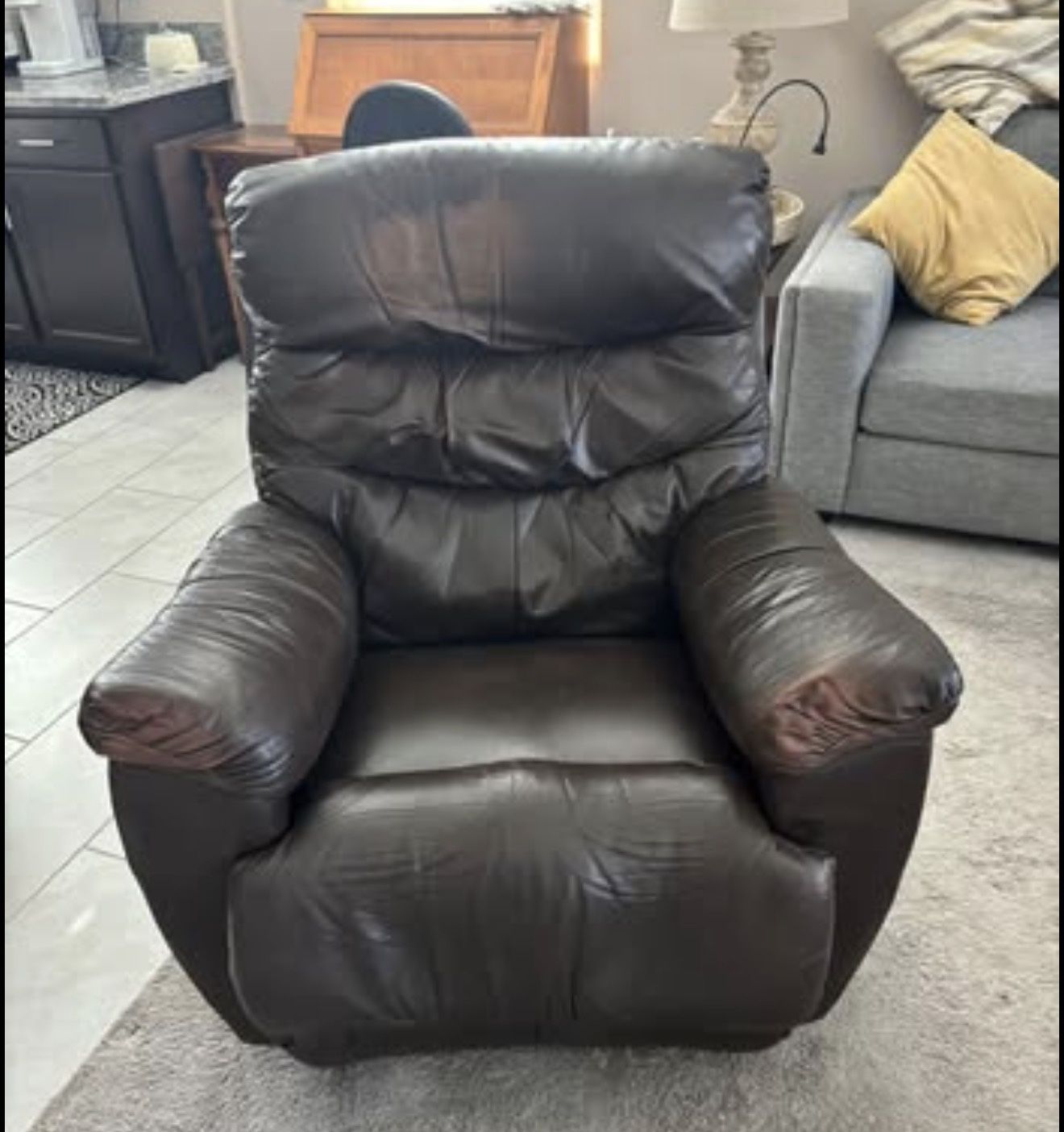 La-Z-Boy Leather Rocker Recliner