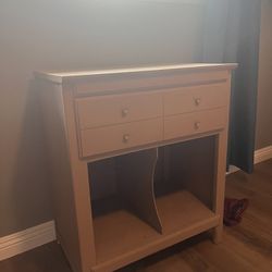 Record Stand, Night Stand, Etc. Drawer And Cubbies That Fit Vinyl  