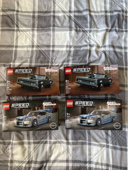 Lego Speed Fast & Furious Lot Dodge Charger 76912 Nissan Skyline 76197 BNIB