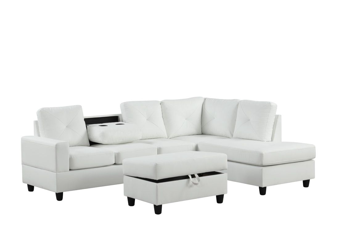 Sectional Sofa With Ottoman 
