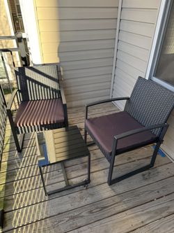 Patio Chairs 4 Sale $78
