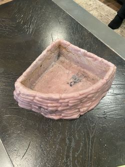 Large reptile water dish, heat rock and hammocks