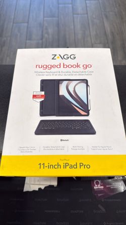 Zagg Rugged Book Go Keyboard case for iPad Pro 11”