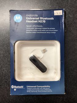 Motorola Universal Bluetooth Headset H270 - Brand New