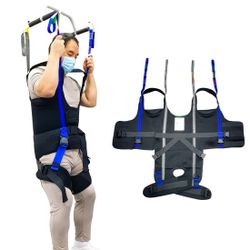 Ehucon Patient Lift Walking Sling, Pelvic Padded 500lbs Safety Loading Weight,Medical Hoist Standing Aids for Ambulating Support Training (Medium)