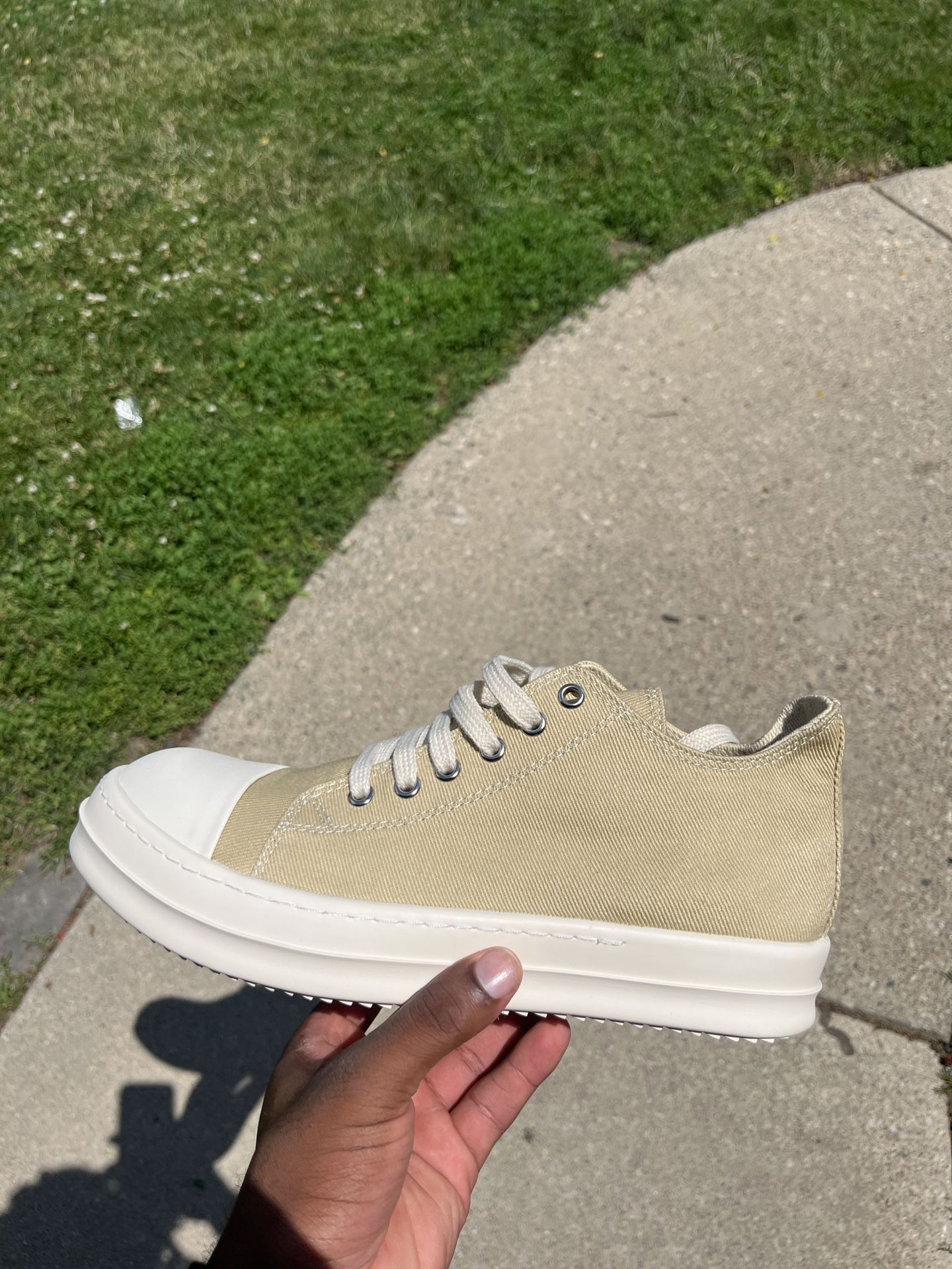 Low Top Rick Owen Canva
