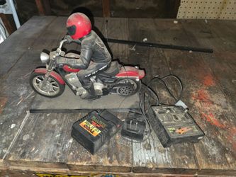 1994 Tyco R/C 6.0V Jet Turbo Harley-Davidson Motorcycle.