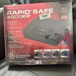 Rapid Safe 4800 KP Unopened Gun Safe With KEYFOB & wristband