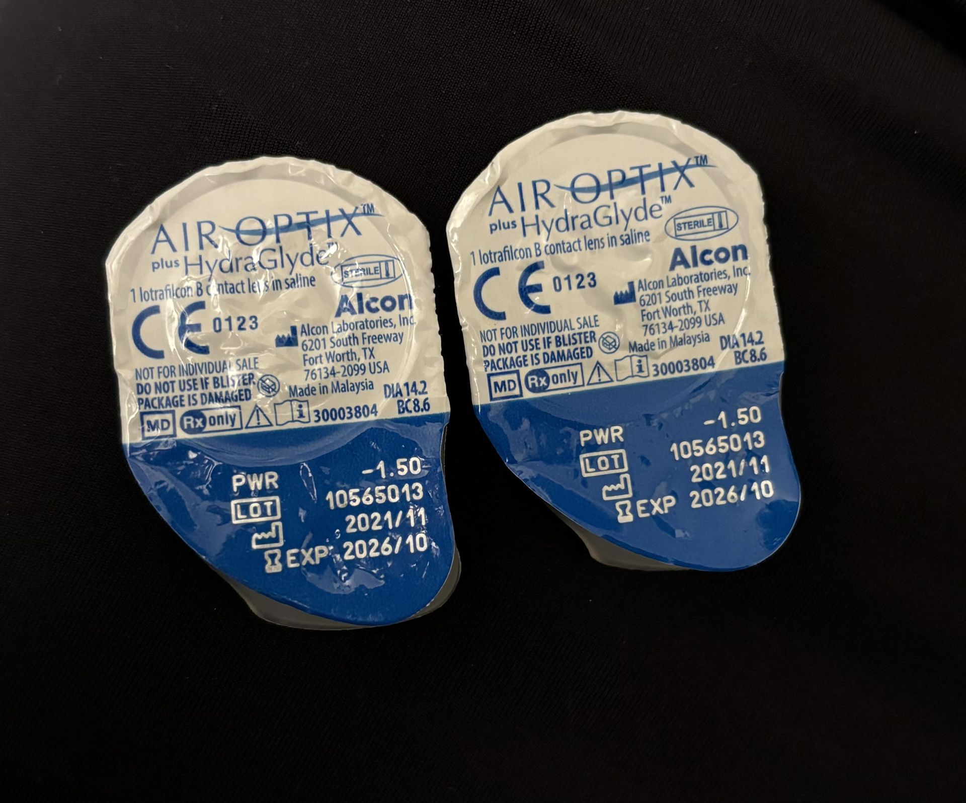Air Optix Pair Of Contacts (-1.50)