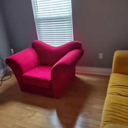 Red Couch Seat