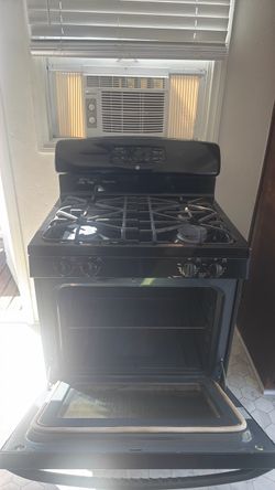 GE Black Gas Range Stove