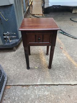 Side table or nightstand with drawer