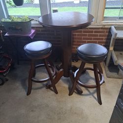 Pub Table And 2 Stools