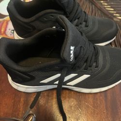 New Black Kids Adidas Tennis Shoes Size 2