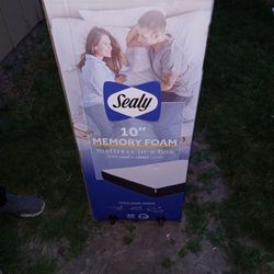 Sealy 10" Memory Foam Mattress In A Box 