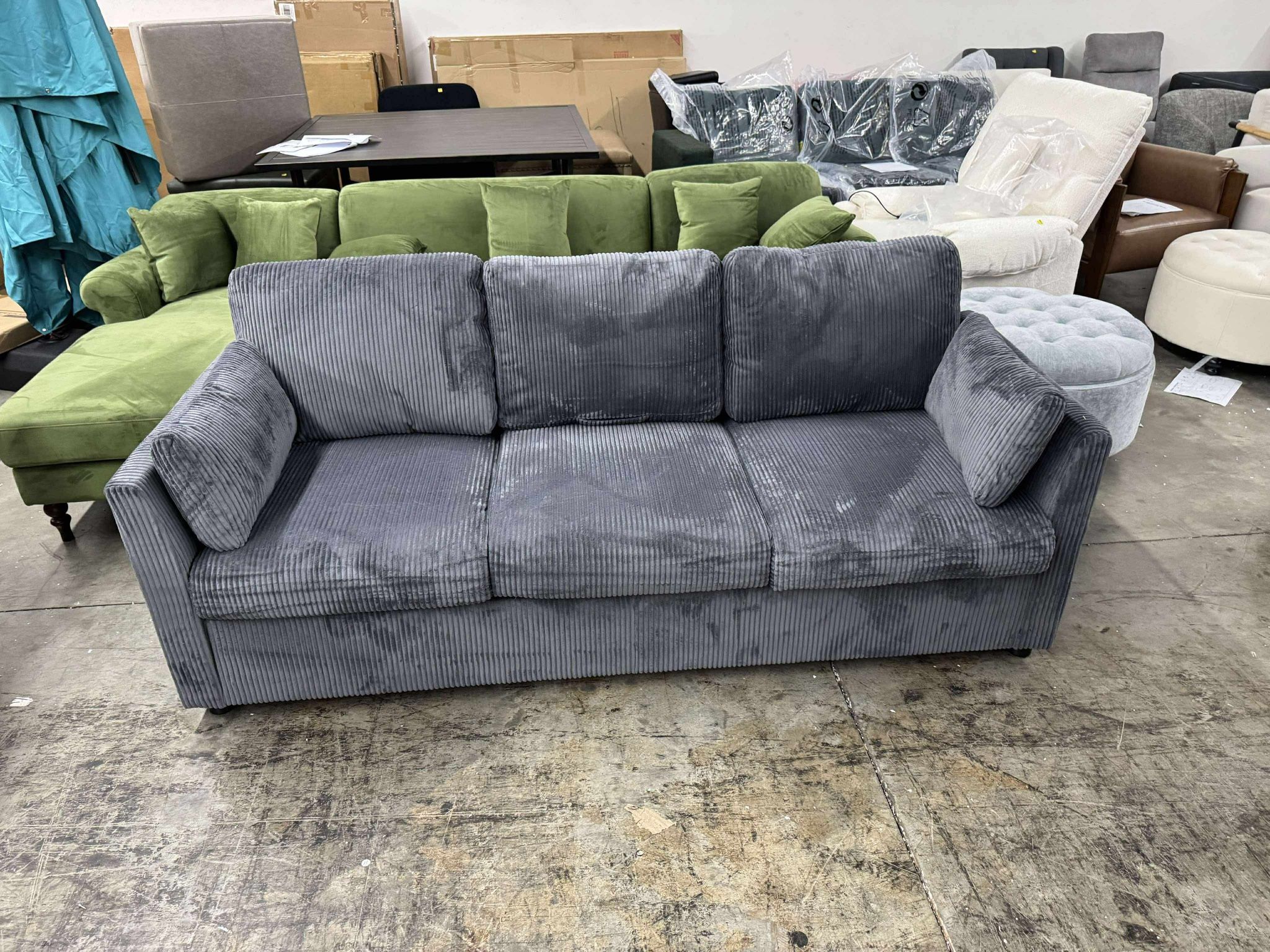 3-seater sofa with side magazine pocket