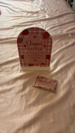 Diaper Raffle Sign