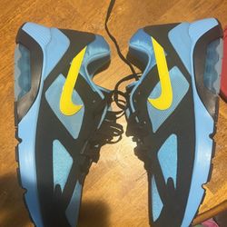 Nike Size 14 Light Blue Yellow 