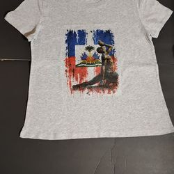 Haitian Flag Day T shirt for women